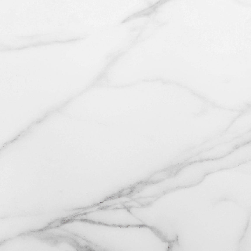 Calacatta Deluxe 600x600 Honed White Marble Look Tiles Tilemall