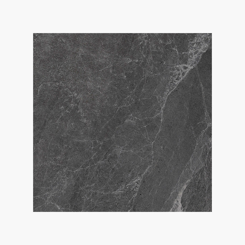 Capri 600x600 Lappato Pepper Marble Look Tiles Tilemall