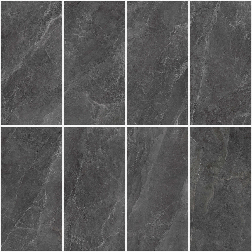 Capri 1200x600 Lappato Pepper Marble Look Tiles Tilemall