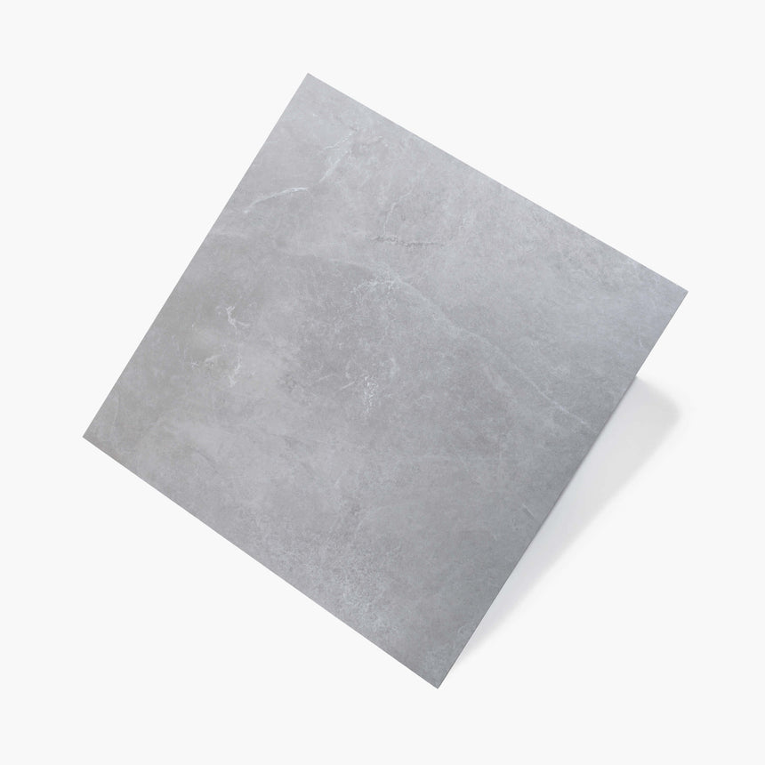 Cassio 600x600 Matt Sky Grey Stone Look Tiles Tilemall