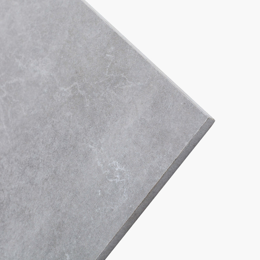 Cassio 600x600 Matt Sky Grey Stone Look Tiles Tilemall