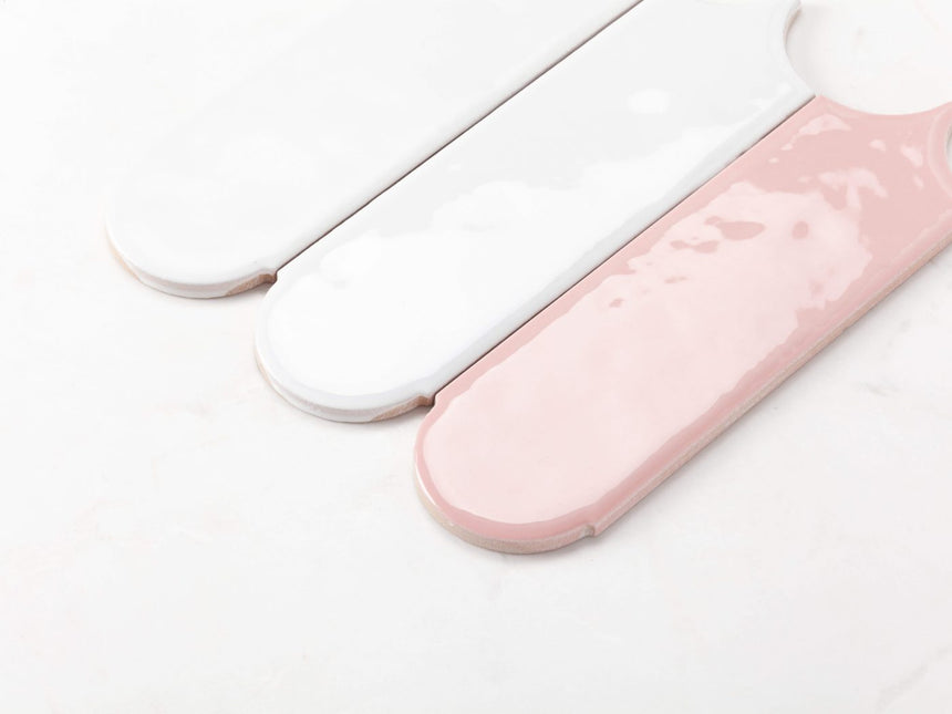 Ceramics Feather 90x300 Gloss Pink Subway Tilemall