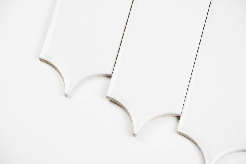 Ceramics Feather 90x300 Gloss White Subway Tilemall