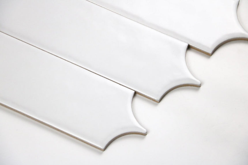 Ceramics Feather 90x300 Matt White Subway Tilemall