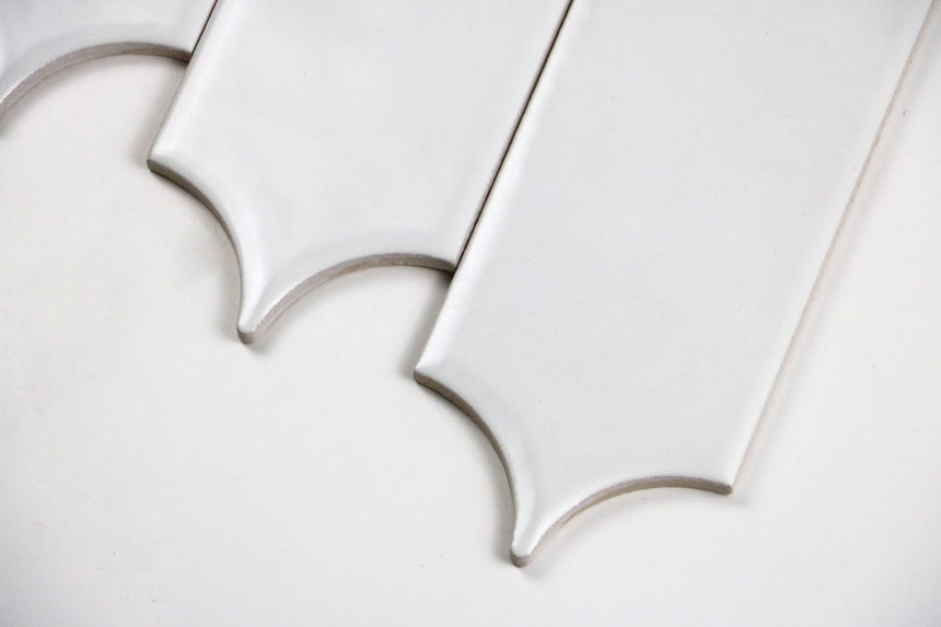 Ceramics Feather 90x300 Matt White Subway Tilemall