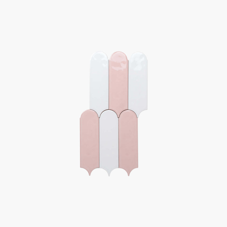 Ceramics Feather 90x300 Gloss Pink Subway Tilemall