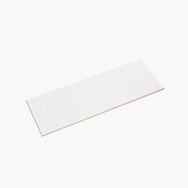 Ceramics Flat Tile 100x300 Gloss White Subway Tilemall