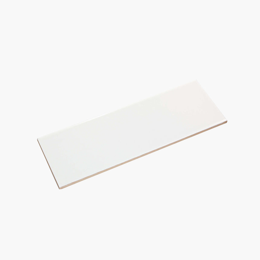 Ceramics Flat Tile 100x300 Matt White Subway Tilemall