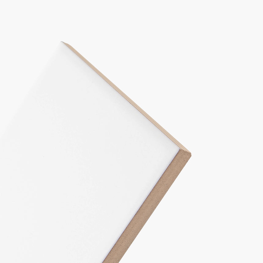 Ceramics Flat Tile 100x300 Matt White Subway Tilemall