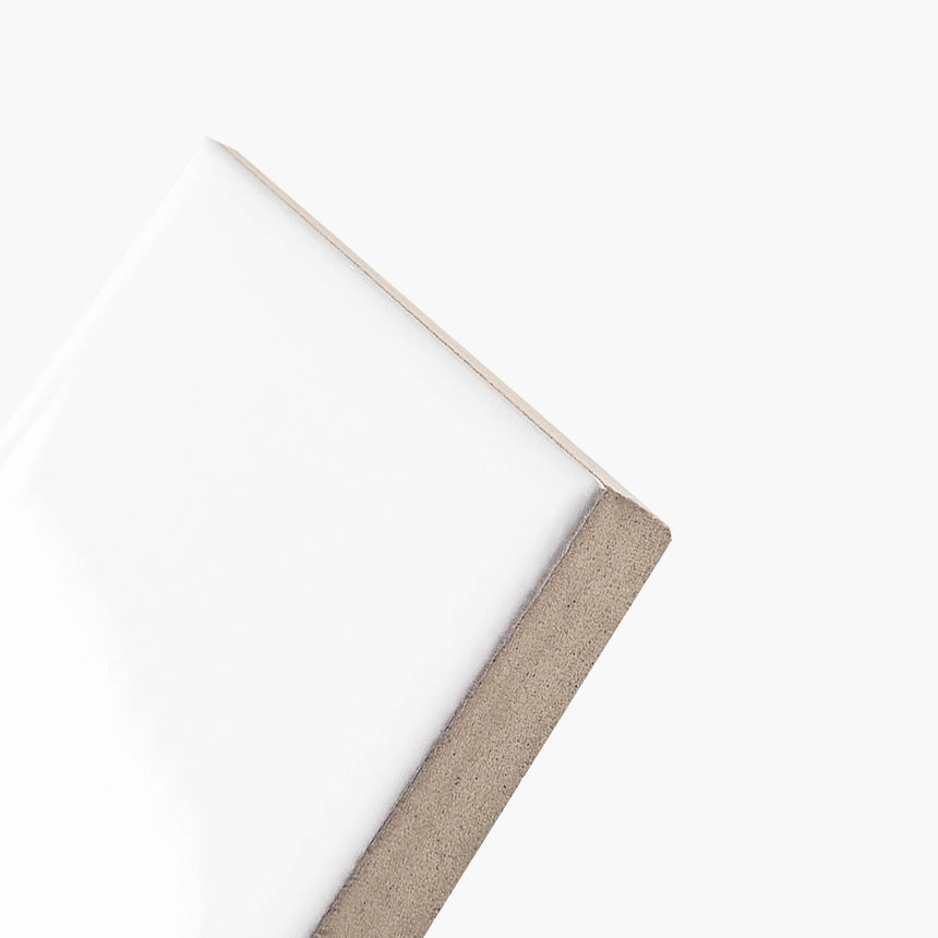 Ceramics Flat Tile 60x400 Gloss White Subway Tilemall