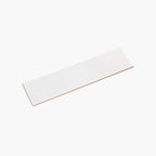 Flat Tile 75x300 Gloss White Subway Pressed