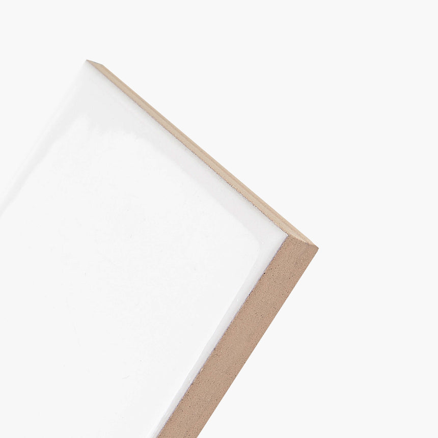Ceramics Flat Tile 75x300 Gloss White Subway Tilemall