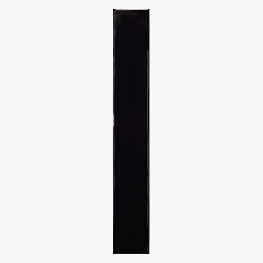 Ceramics Mould Tile 60x400 Gloss Black Subway Tilemall