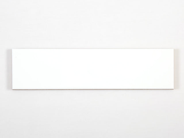 TM Wave Mould Tile 75x300 Gloss White Sample Sample Tilemall