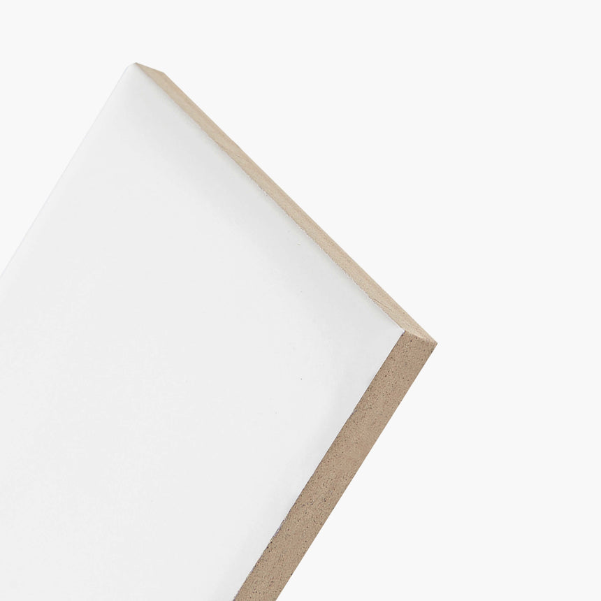 Ceramics Mould Tile 75x300 Matt White Subway Tilemall
