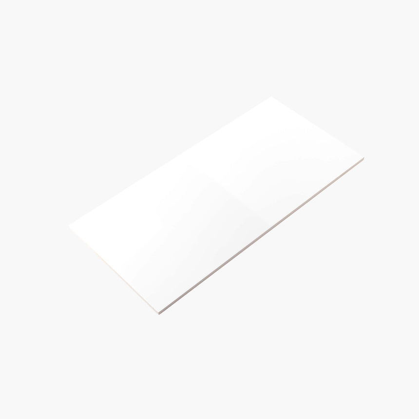 Ceramics Rectified White 600x300 Gloss Ceramics White Tilemall