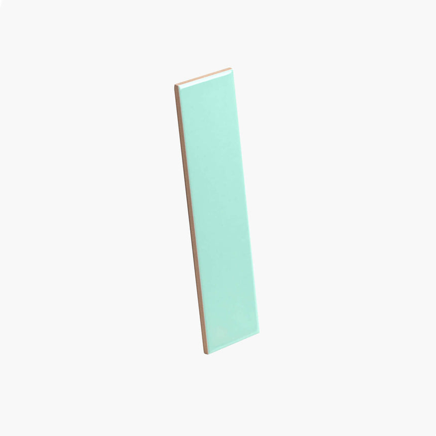 Ceramics Flat Tile 65x265 Gloss Green Subway Tilemall