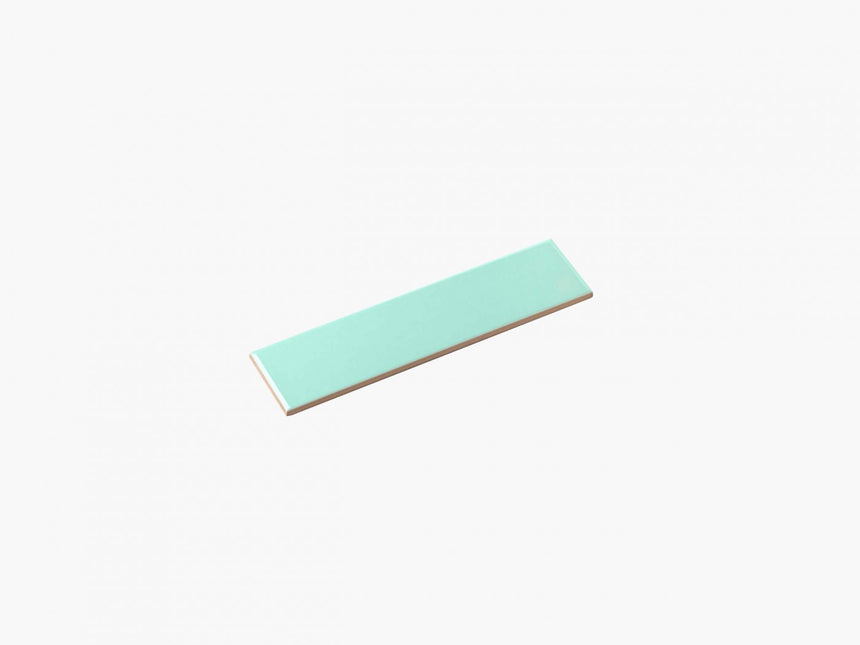 Ceramics Flat Tile 65x265 Gloss Green Subway Tilemall