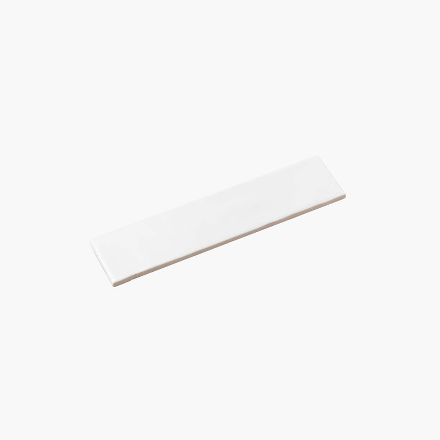 TM Wave Mould Tile 75x300 Matt White Subway Tilemall