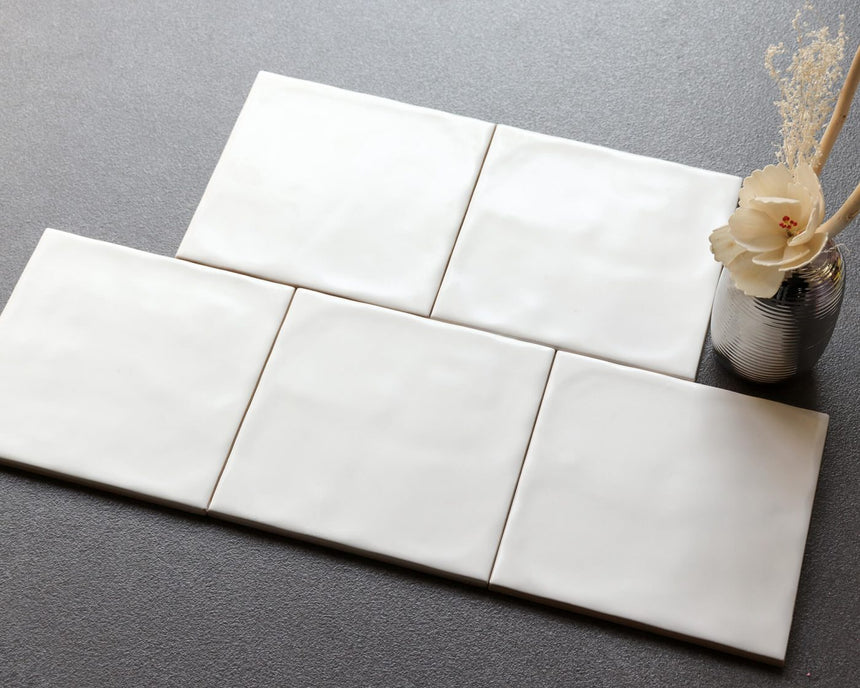 TM Mould Tile 150x150 Matt White Subway Tilemall