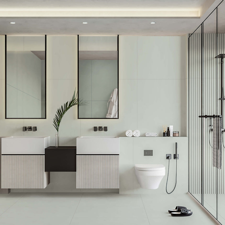 Cocos 1500x750 Matt Tea Grean Concrete Look Tiles Dongpeng
