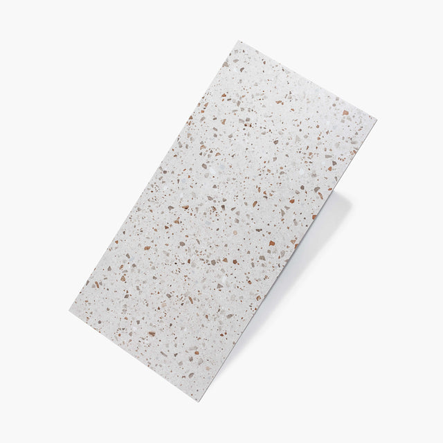 Color Terrazzo 600x300 Satin White Sample Sample Dongpeng