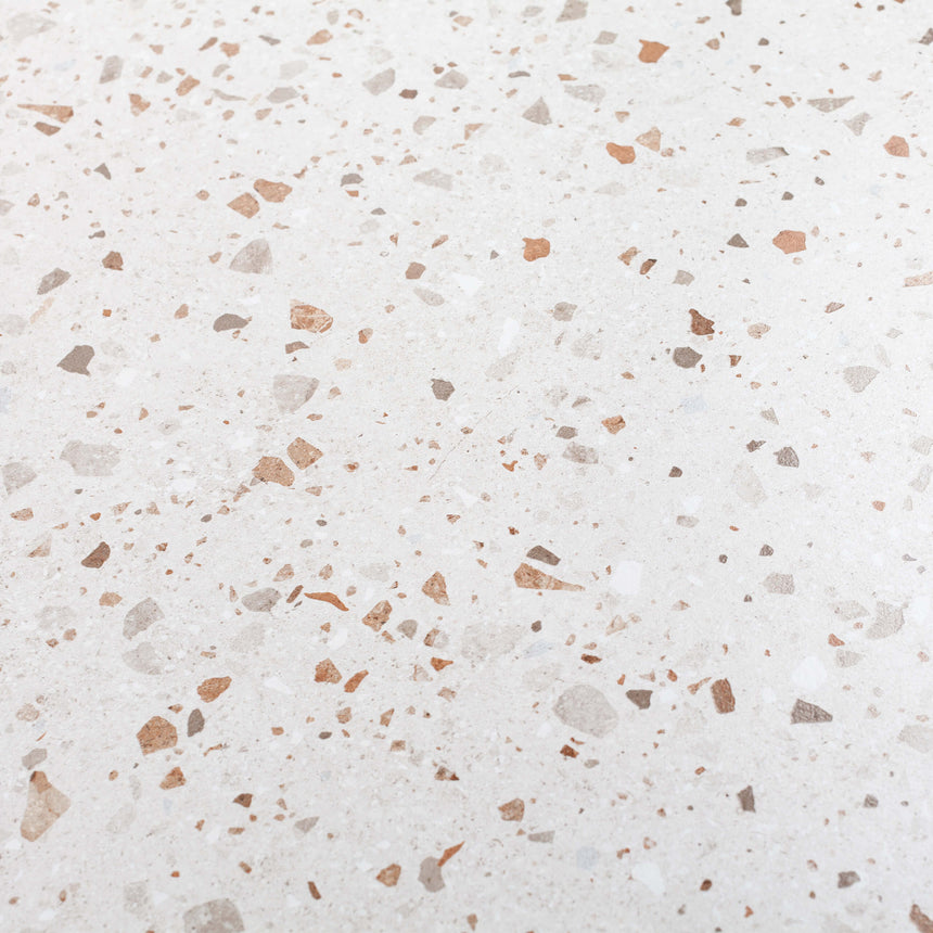 Color Terrazzo 600x600 Satin White Terrazzo Look Tiles Dongpeng