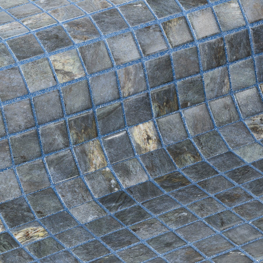 Spanish Ezarri Zen Stone Dolerite Glass Mosaic Europe Imports