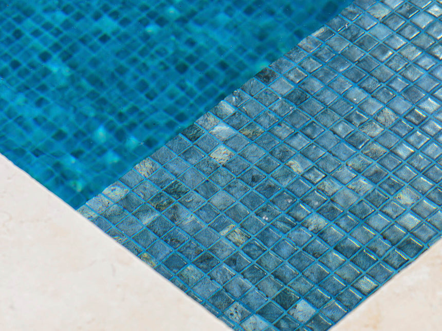 Spanish Ezarri Zen Stone Dolerite Glass Mosaic Europe Imports