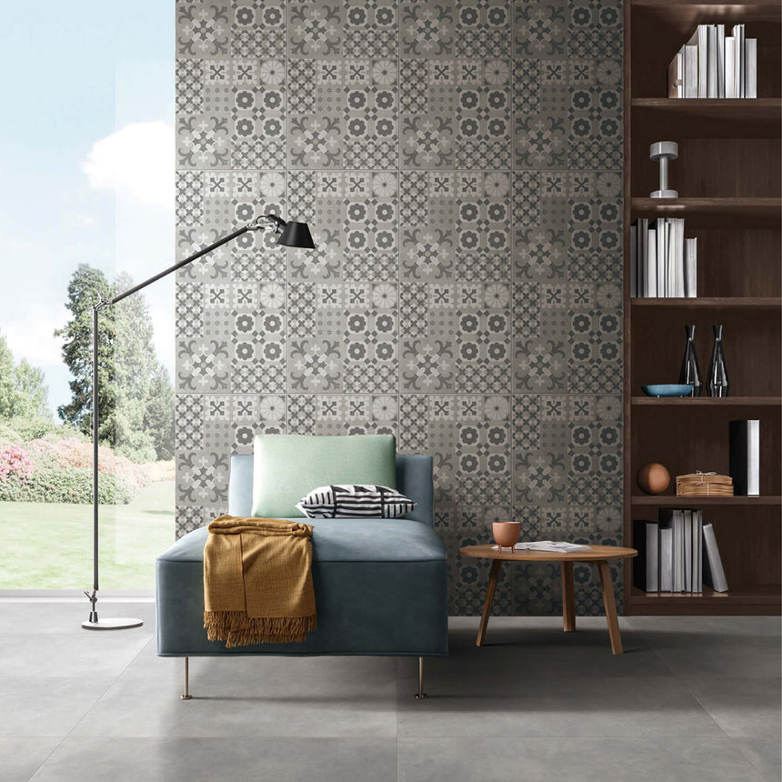 Arcadia 1200x600 Satin Grey Concrete Look Tiles Dongpeng
