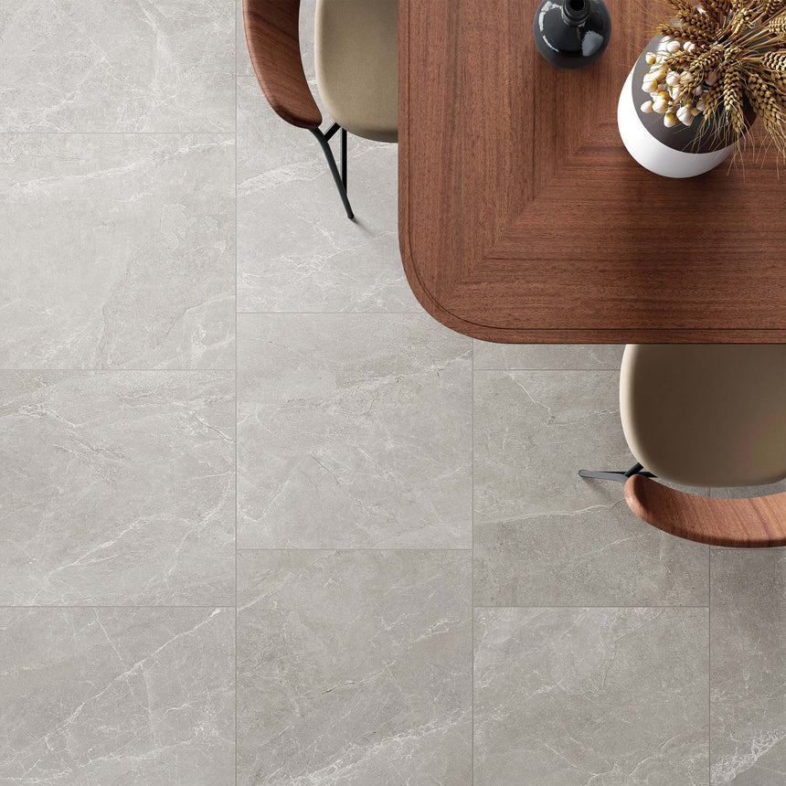 Capri 1200x600 Lappato Earl Grey Marble Look Tiles Tilemall