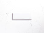 Flat Tile 100x300 Gloss White Subway Pressed Sample
