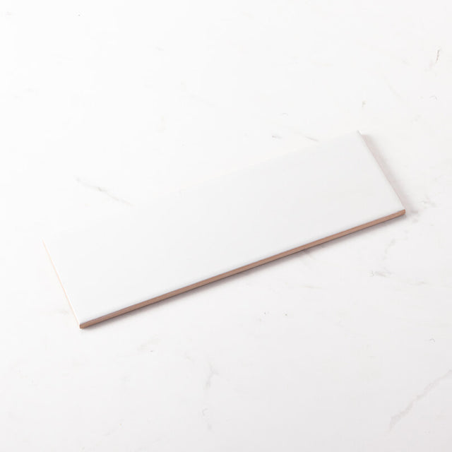 Ceramics Flat Tile 100x300 Matt White Sample Sample Tilemall