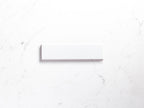 Flat Tile 75x300 Matt White Subway Pressed Sample