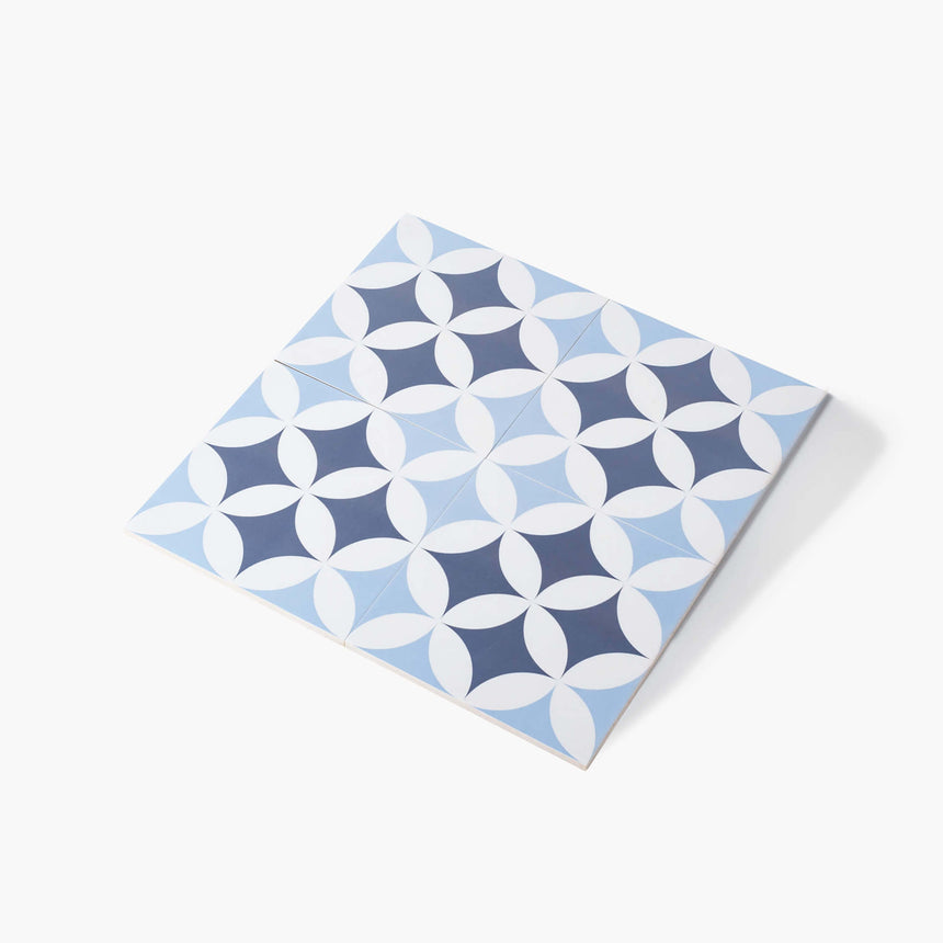 Pattern Tile Flower Sea Series 210827 200x200 Matt Encaustic Look Tiles Tilemall