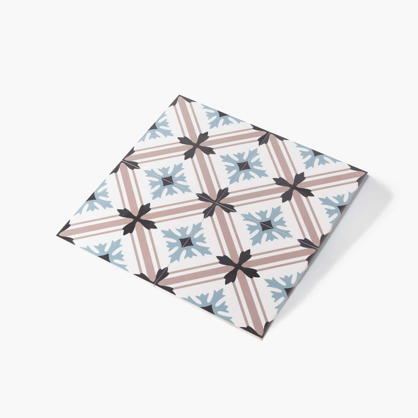 Pattern Tile Flower Sea Series 211102 200x200 Matt Encaustic Look Tiles Tilemall