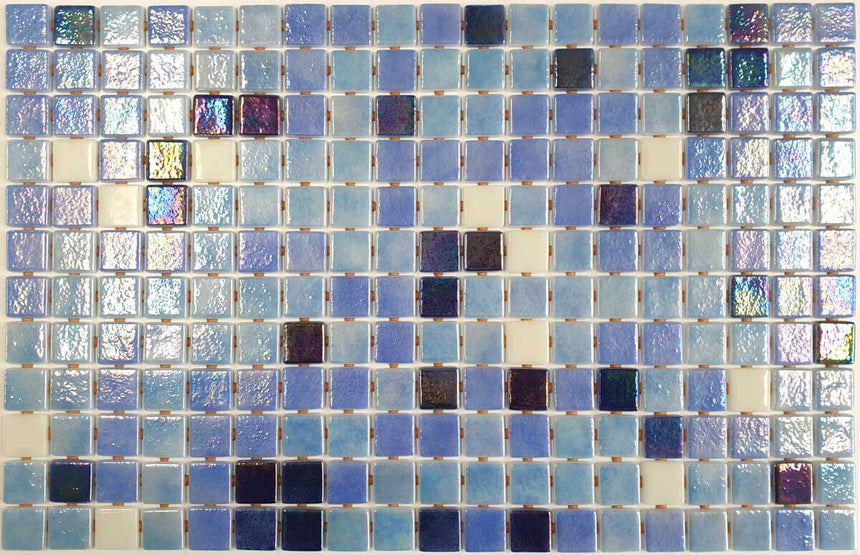 Spanish Ezarri Fosfo Mix Delphinus Glass Mosaic Europe Imports