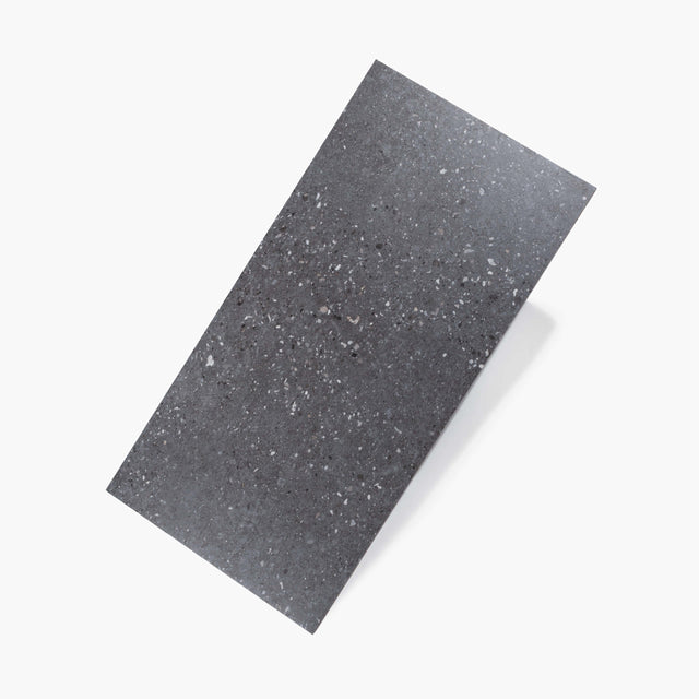 Frammenti Matt 600x300 Black Stone Look Tiles Tilemall