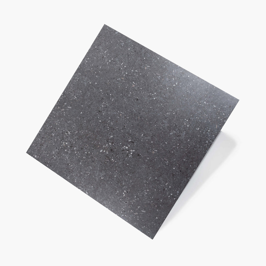 Frammenti Matt 600x600 Black Stone Look Tiles Tilemall
