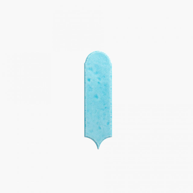 Handmade Feather 85x300 Glossy Sky Blue Subway Tilemall