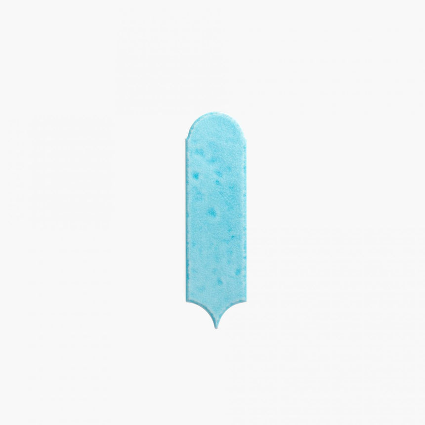 Handmade Feather 85x300 Glossy Sky Blue Subway Tilemall