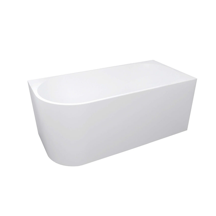 Corner Bathtub Right 1500mm Gloss White Bath Inspire