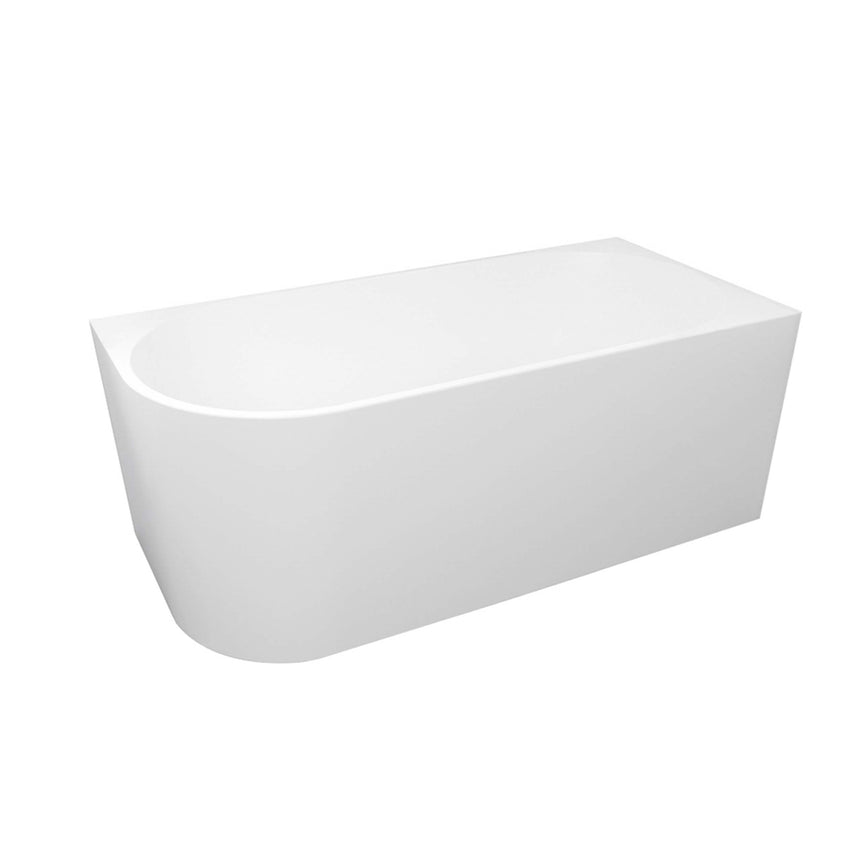 Corner Bathtub Right 1700mm Gloss White Bath Inspire