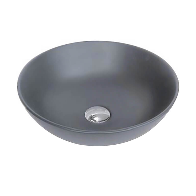 Bondi Basin 400mm Matte Grey Bathroom Basin Otti Australia