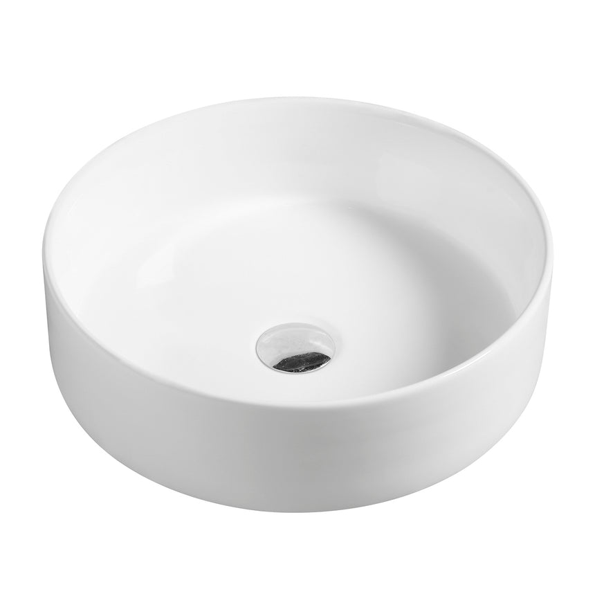 Radius Round Basin 355mm Matte White Bathroom Basin Otti Australia