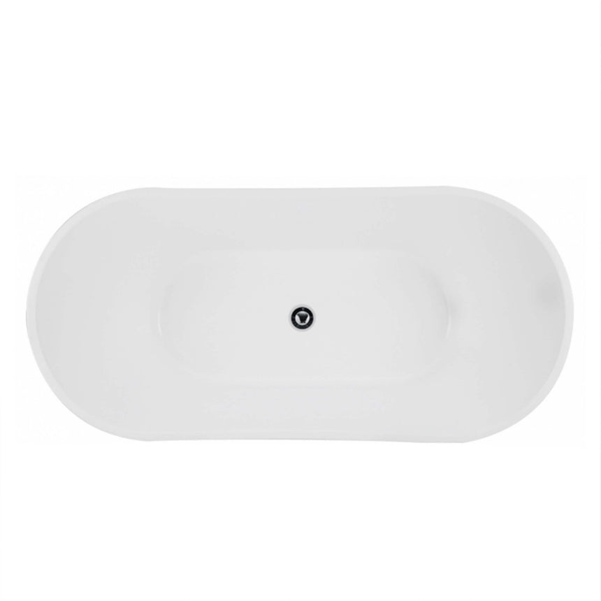 Viva Highback Bath 1500mm Gloss White Bath Inspire