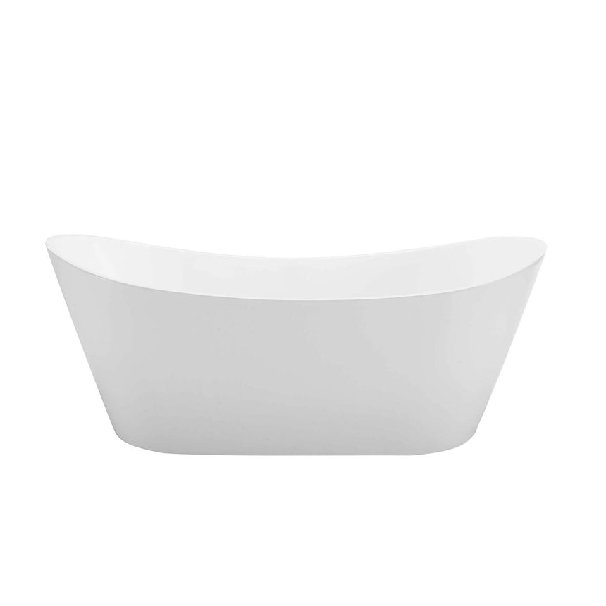 Viva Highback Bath 1700mm Gloss White Bath Inspire
