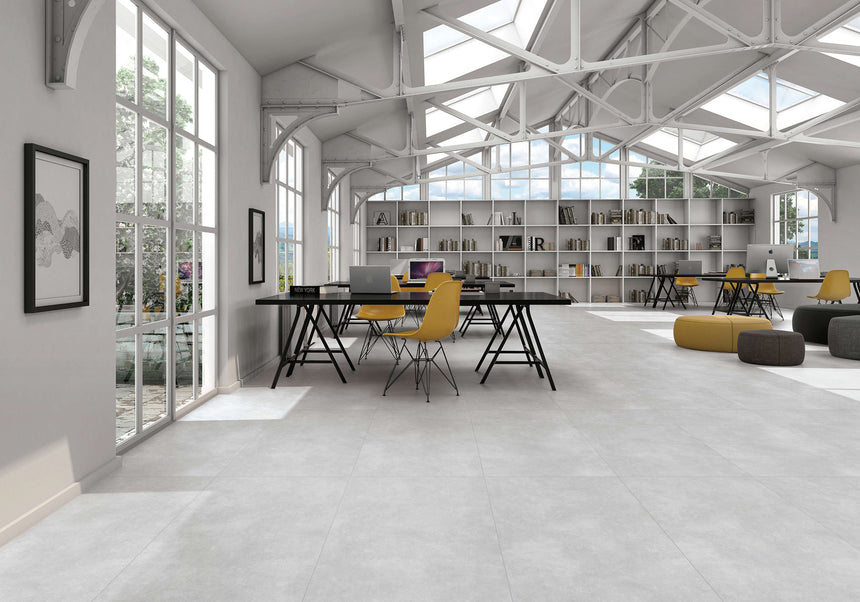 La Vida 600x300 Matt Grey Concrete Look Tiles Tilemall