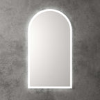 Aulic Canterbury Touchless Frameless Led Mirror 900x500mm Arched