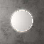 Aulic Windsor Touchless Framed Led Mirror 703mm Round Brushed Bronze